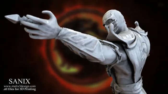 STL - Figura Scorpion Mortal Kombat