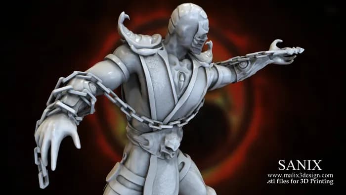 STL - Figura Scorpion Mortal Kombat
