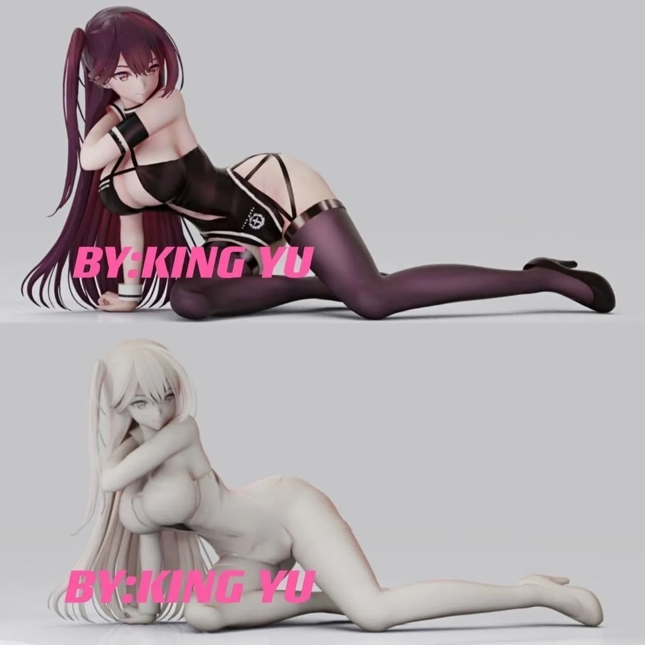 STL - Figura Sexy de Chica Anime