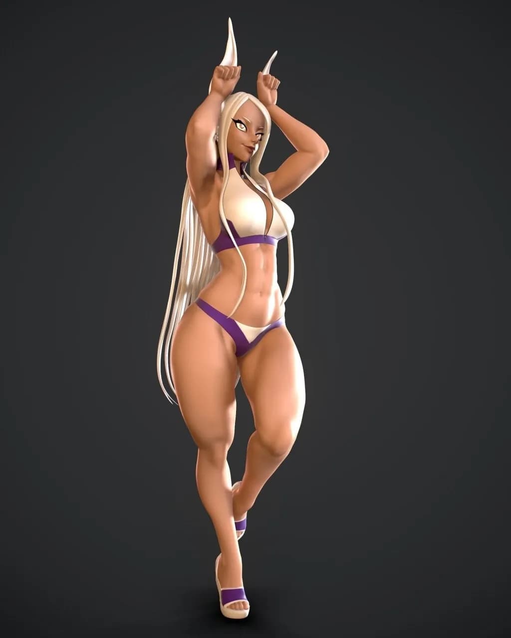 STL - Figura sexy de Mirko render 2