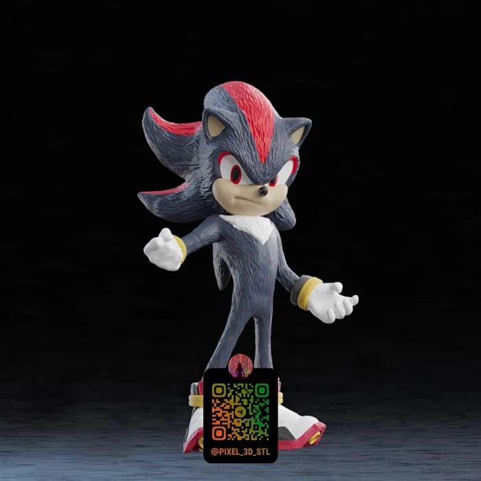 STL - Figura Shadow The Hedgehog