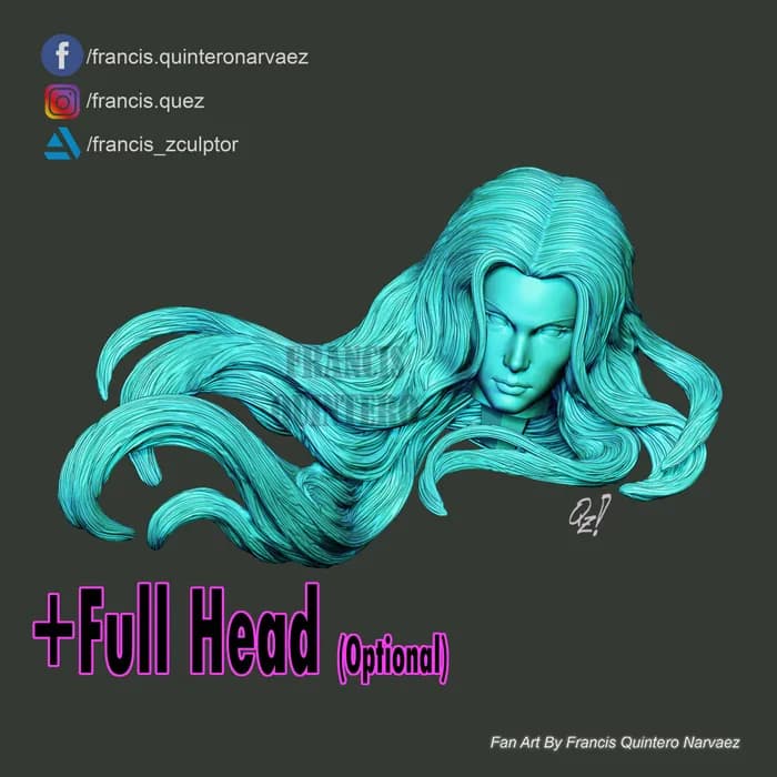 STL - Figura She Hulk render 4