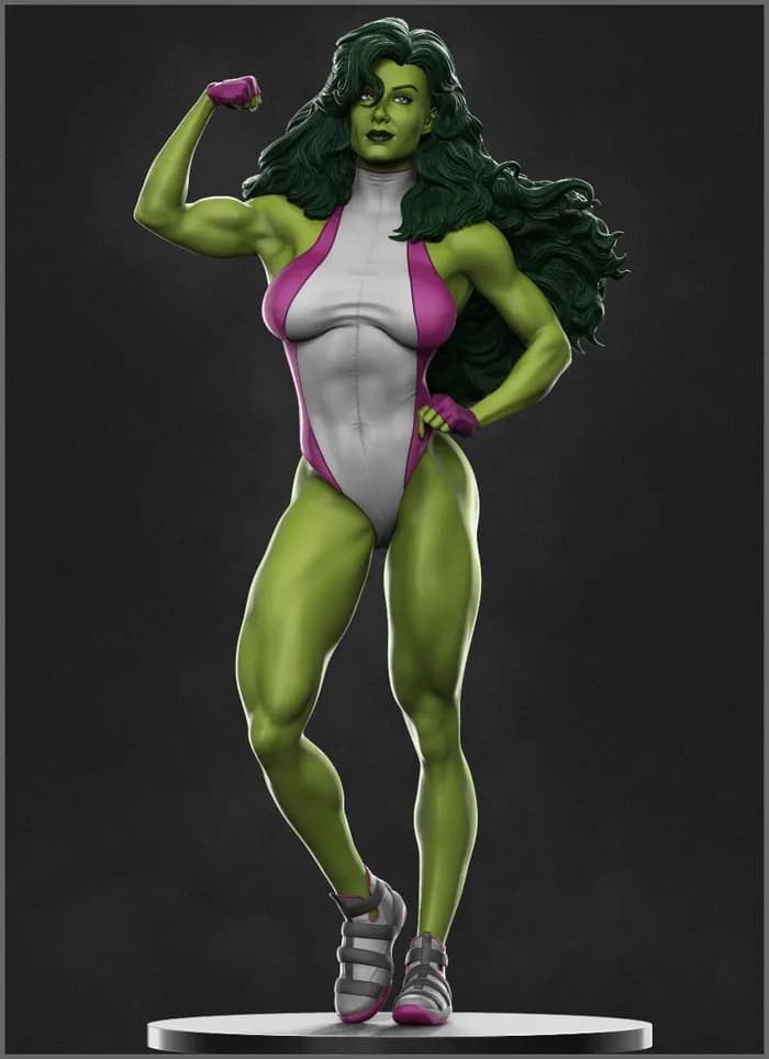 STL - Figura She Hulk estilo clásico