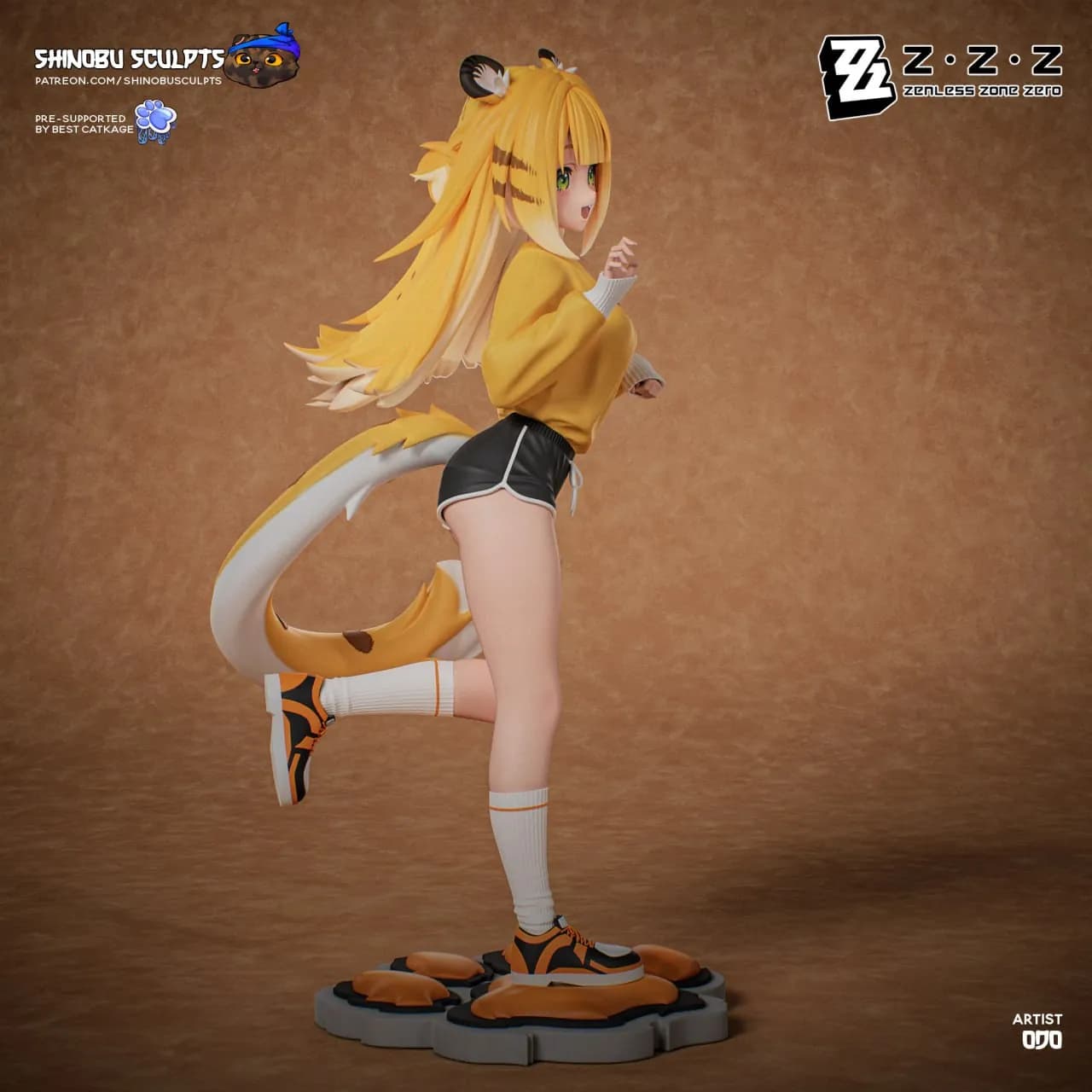 STL - Figura Shinobu Ju Fufu render 3