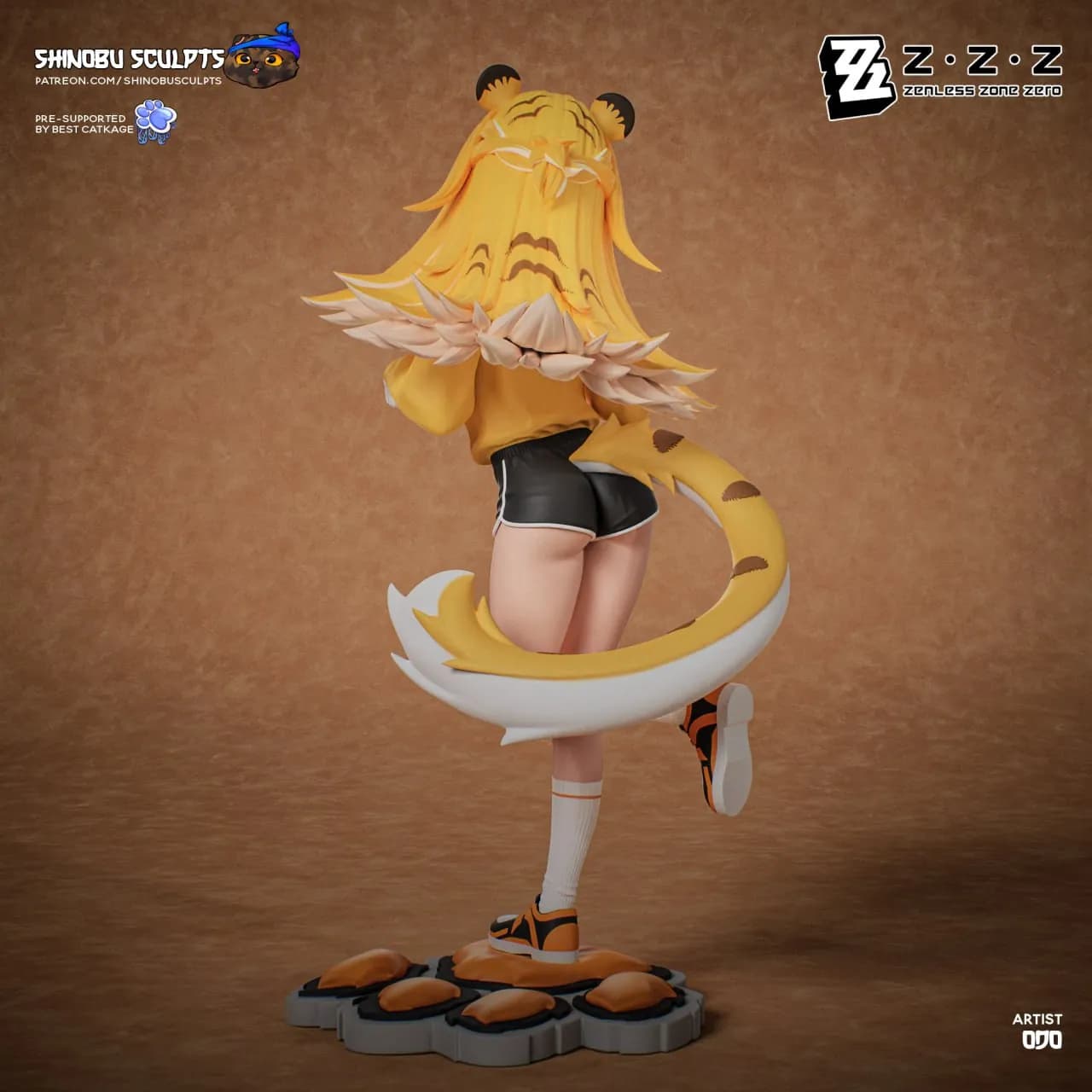 STL - Figura Shinobu Ju Fufu render 4