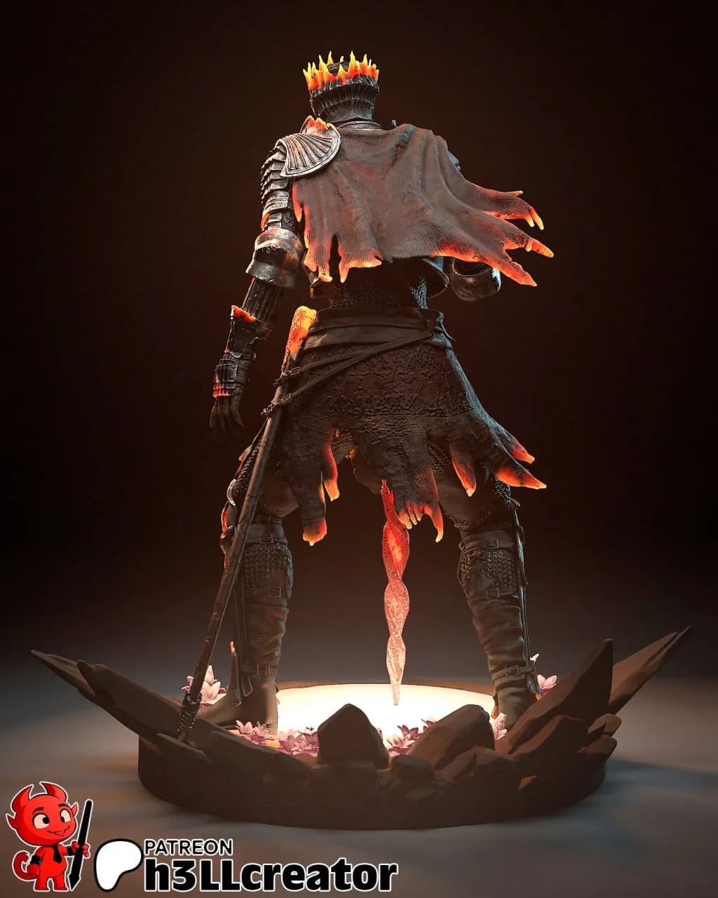 STL - Figura Soul of Cinder render 5