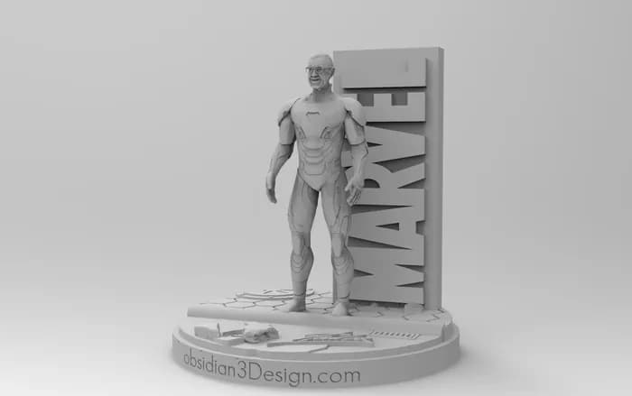 STL - Figura Stan Lee Marvel