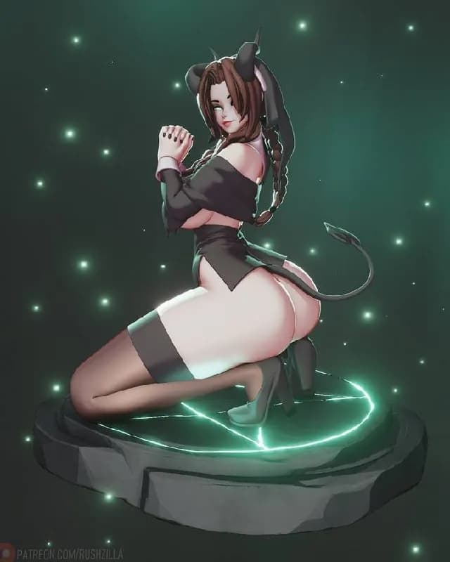 STL - Succubus Aerith Figure