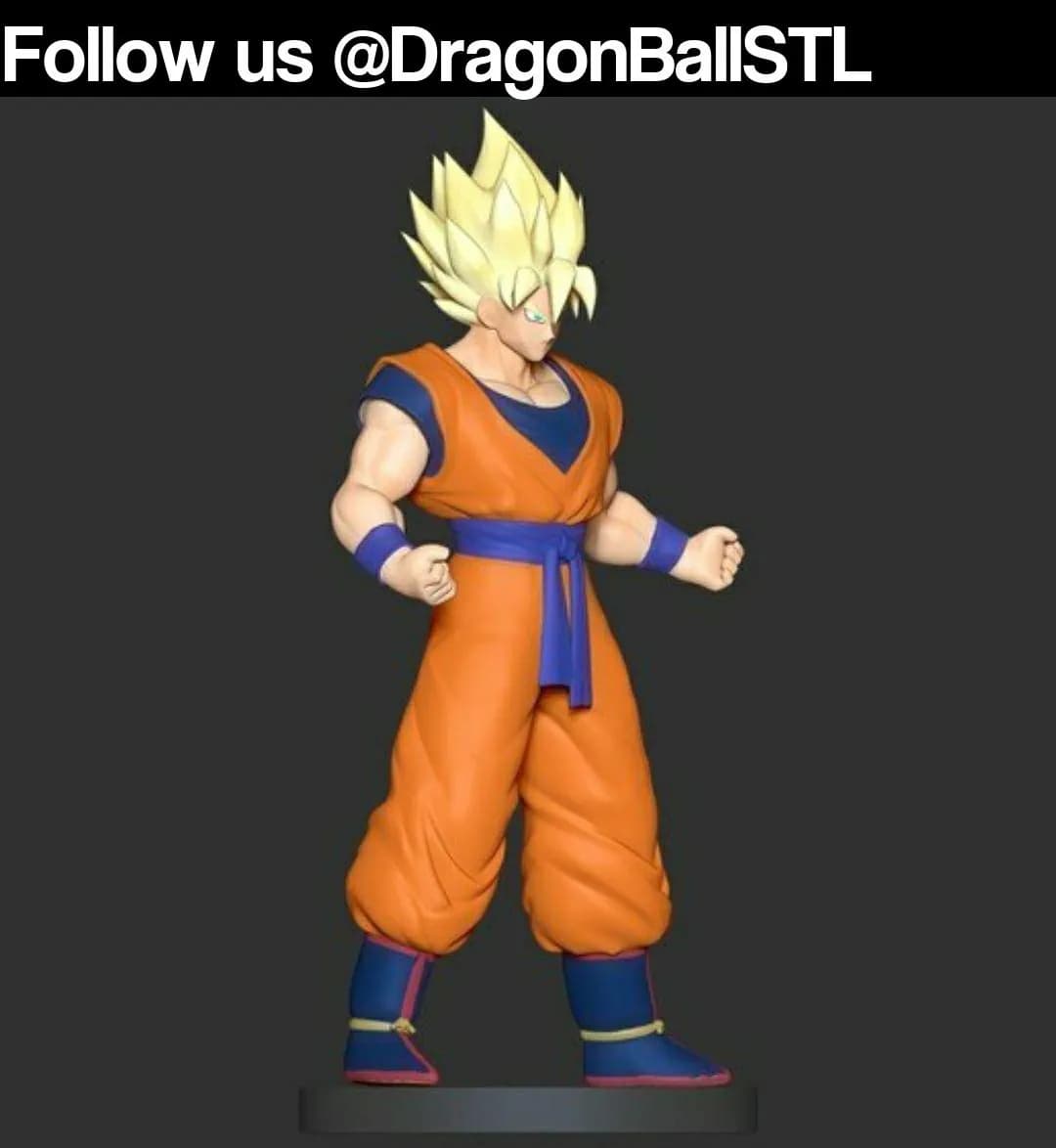 STL - Super Saiyan Goku Figure