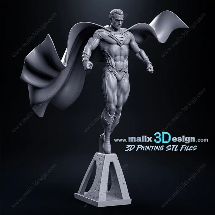 STL - Figura Superman DC Comics