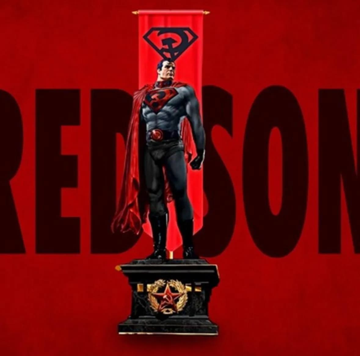 STL - figura superman sovietico red son