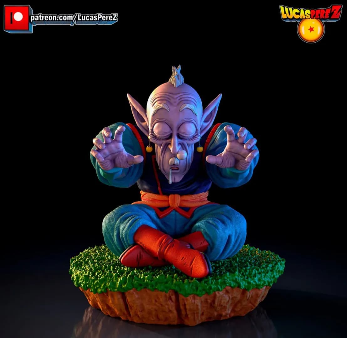 STL - Figura Supreme Kai del Oeste render 2