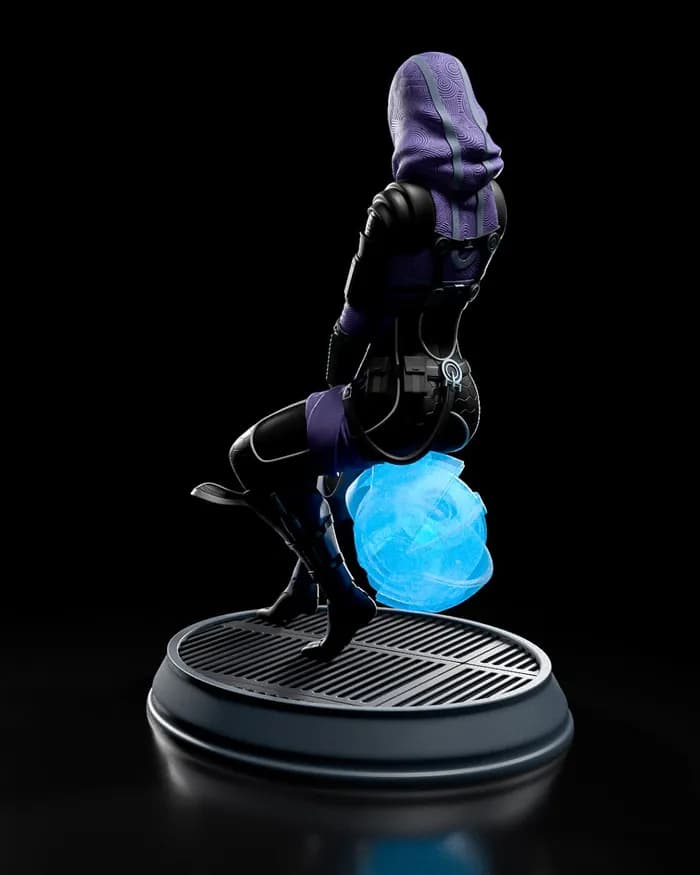 STL - Figura Tali Zorah de Mass Effect render 2