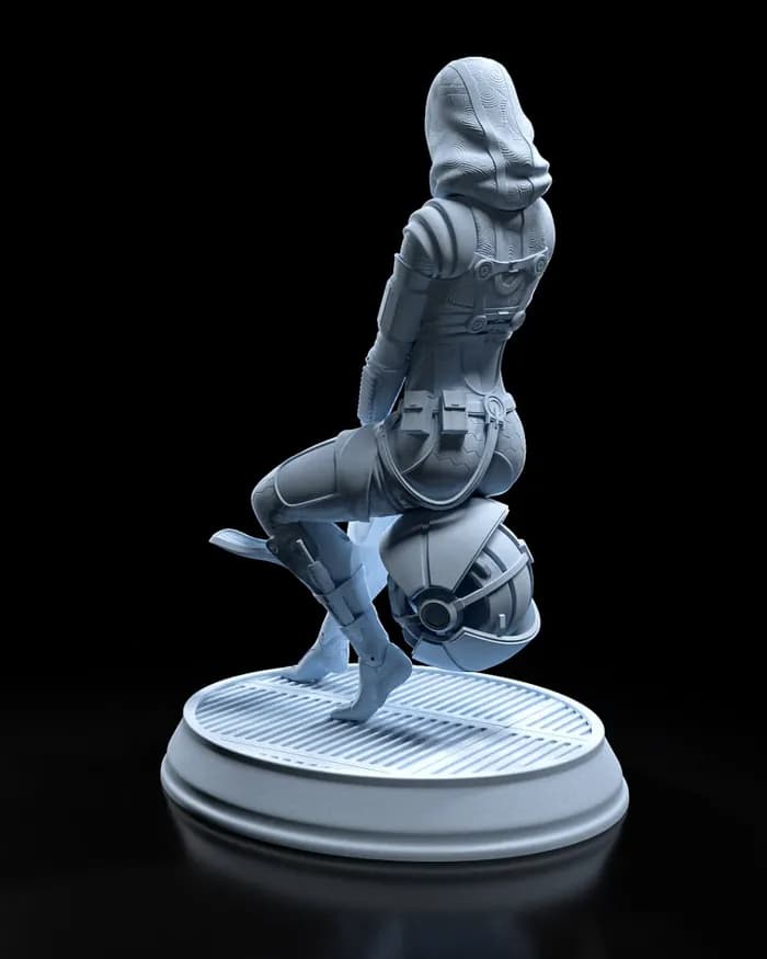 STL - Figura Tali Zorah de Mass Effect render 3
