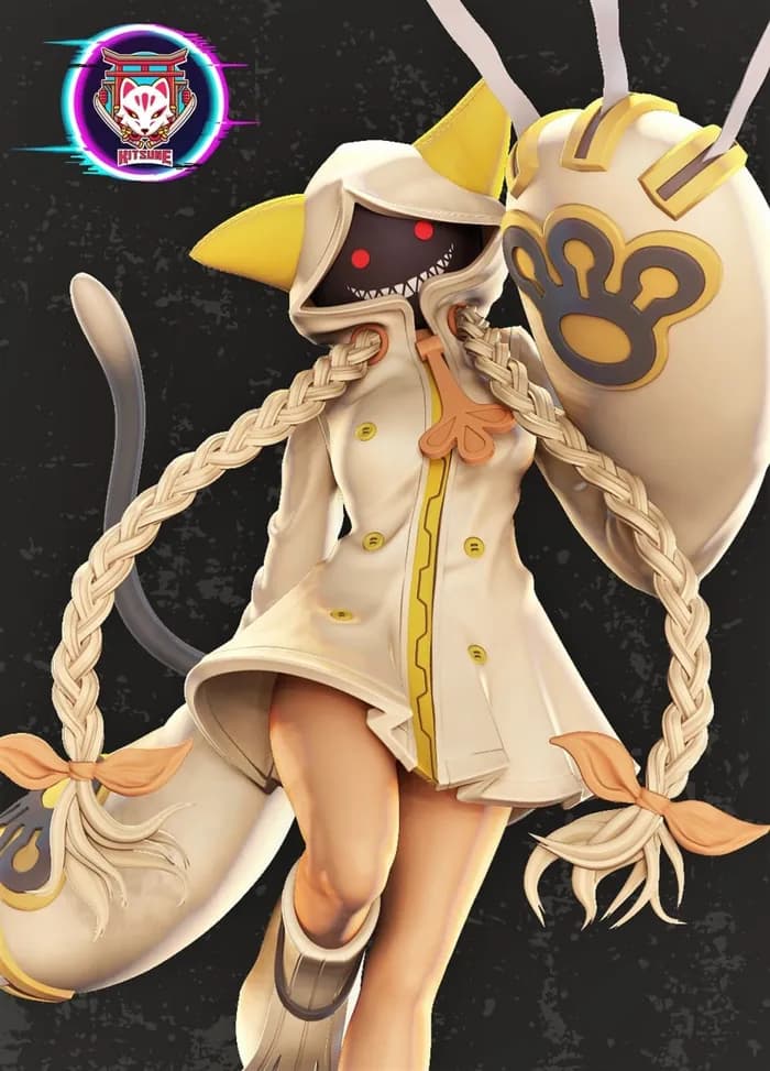 STL - Figura Taokaka de BlazBlue