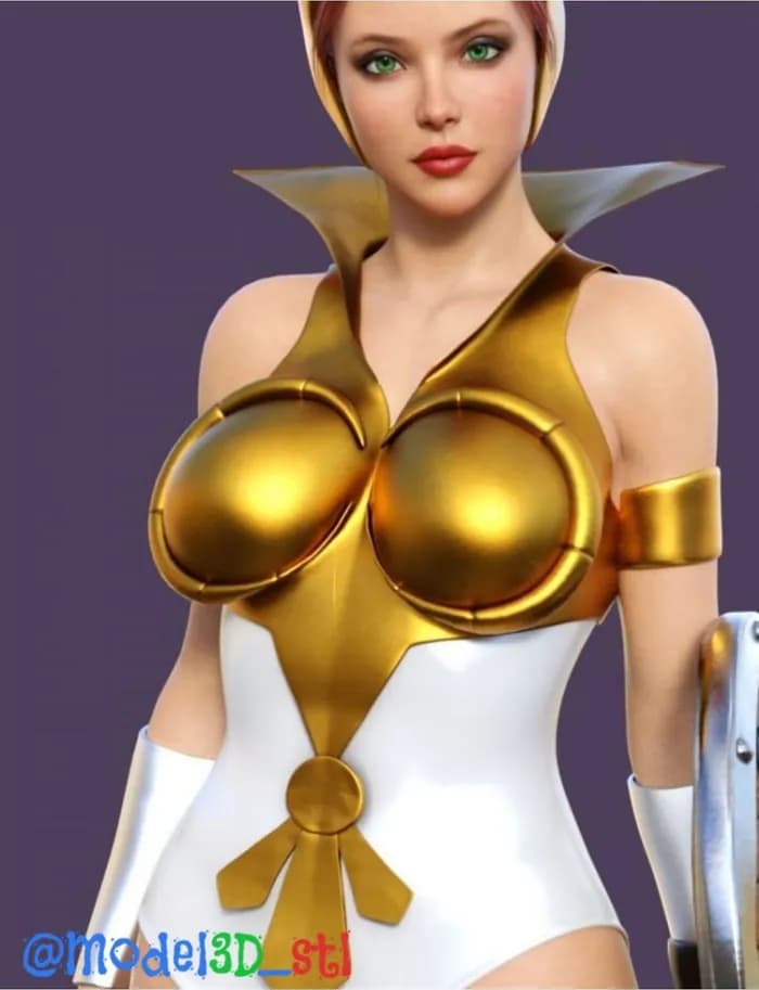 STL - Figura Teela He Man 80s