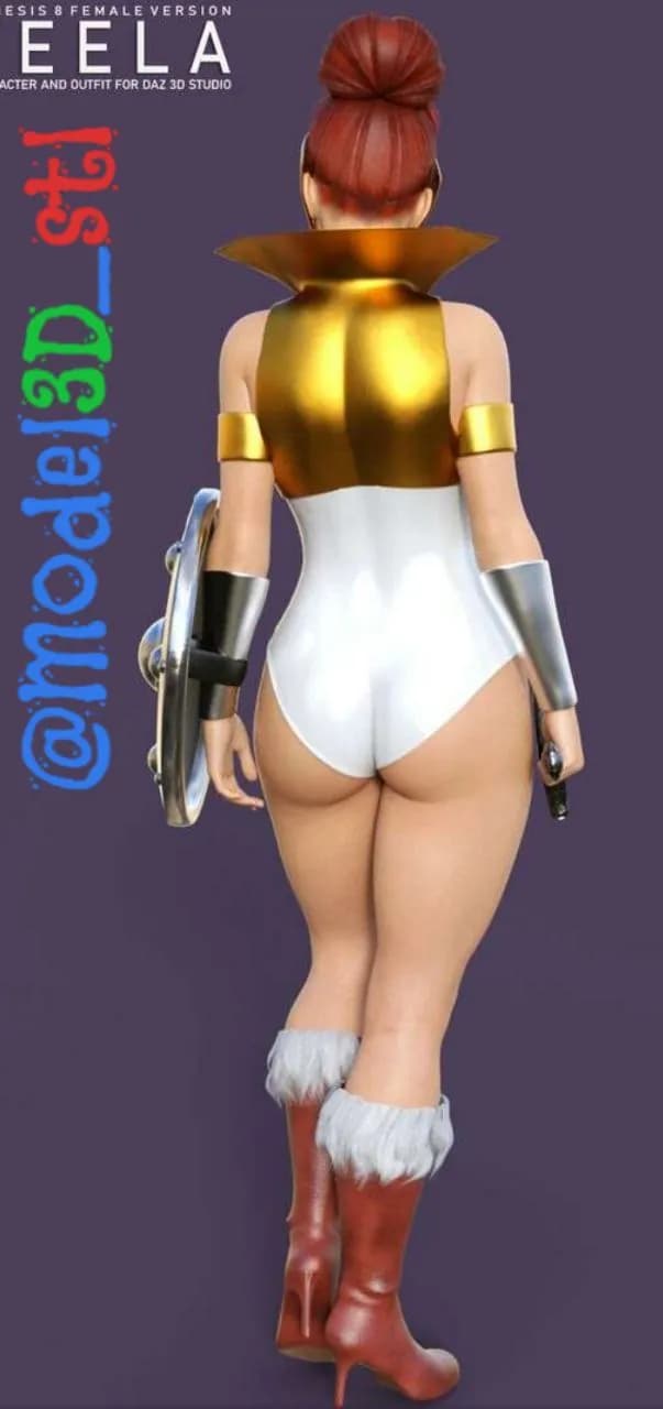 STL - Figura Teela He Man 80s