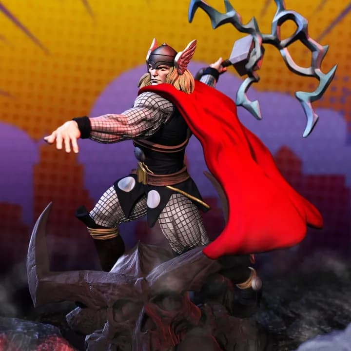 STL - Figura Thor render 2