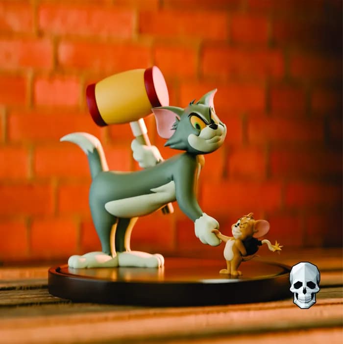 STL - Figura Tom y Jerry con Mazo