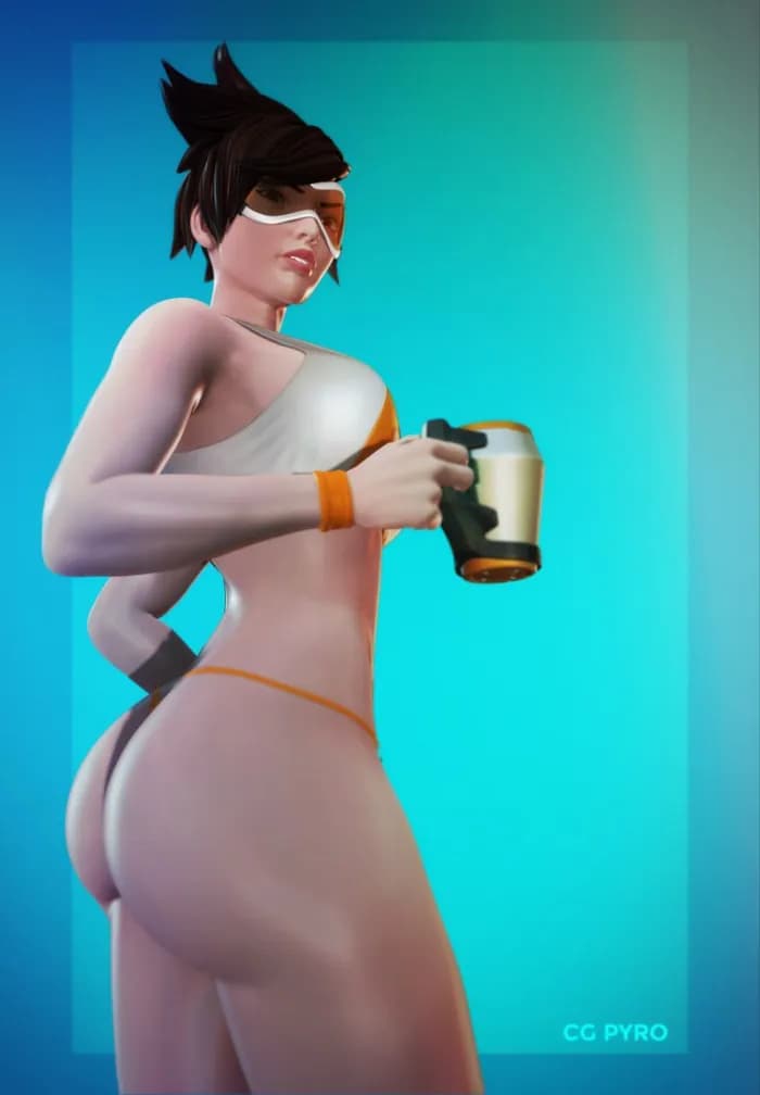 STL - Figura Tracer de Overwatch