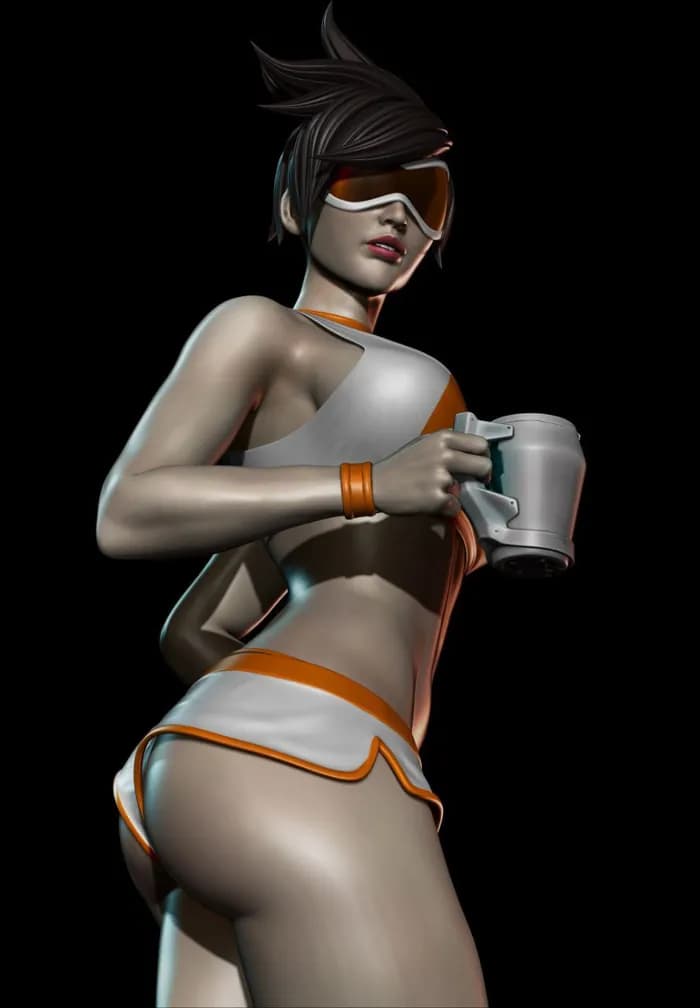 STL - Figura Tracer de Overwatch