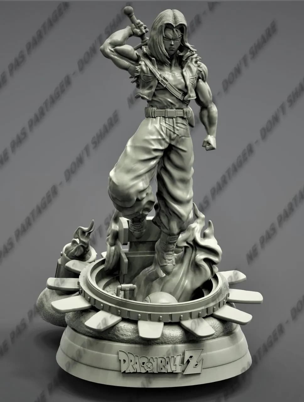 STL - Figura Trunks Super Saiyajin 3