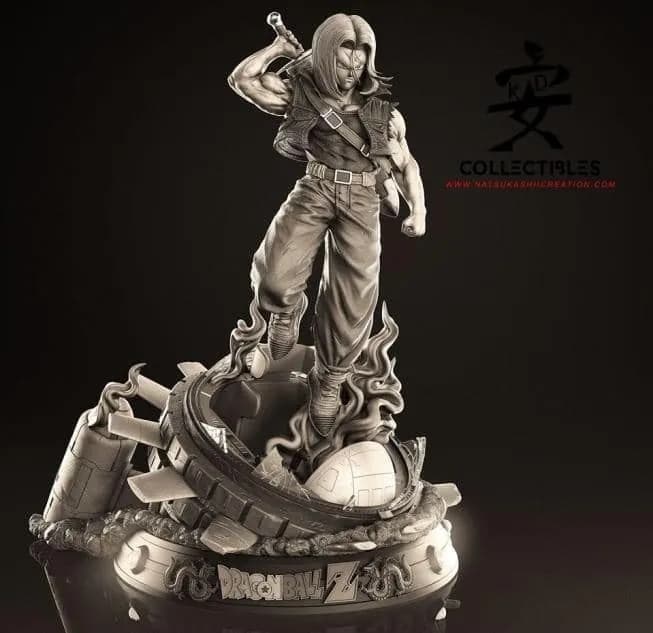 STL - Figura Trunks Super Saiyajin 4