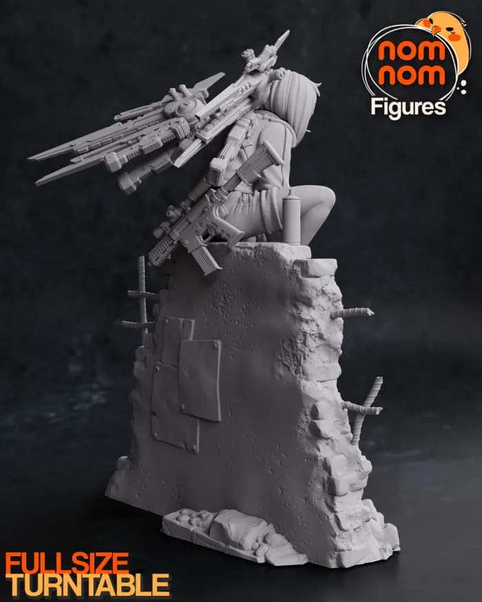 STL - Figura Valrie Cyberpunk 2