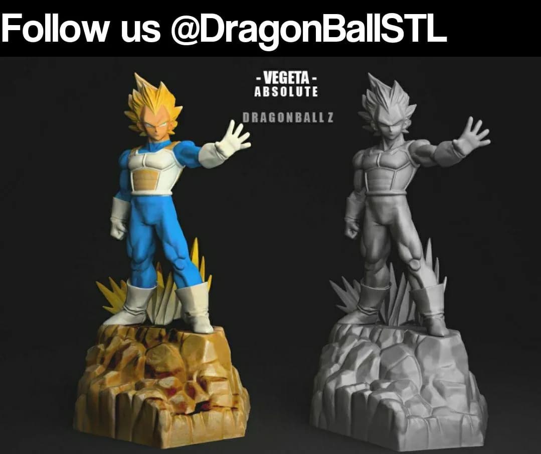 STL - Figura Vegeta SS Absolute