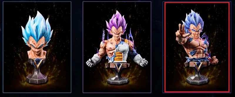 STL - Figura Vegeta Ultra Ego 2 render 2