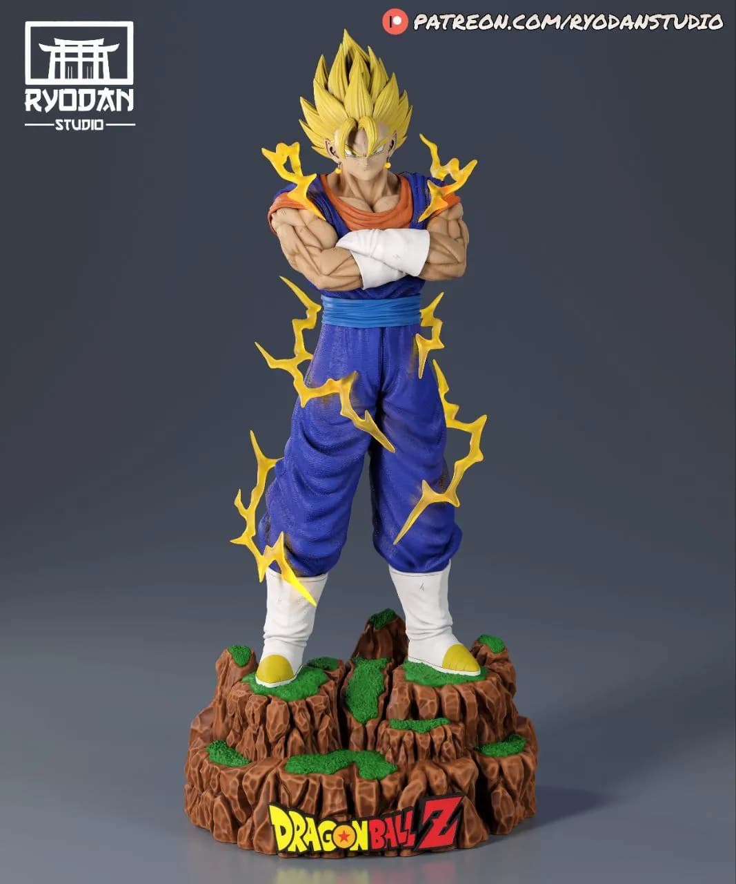 STL - Figura Vegetto Super Saiyan Blue