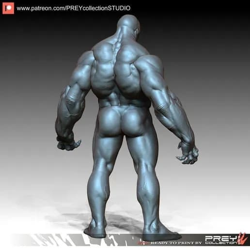 STL - Figura Venom Amenazante render 2