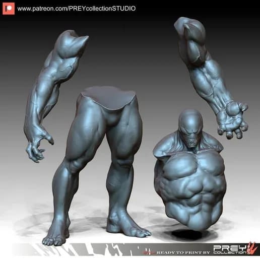 STL - Figura Venom Amenazante render 3