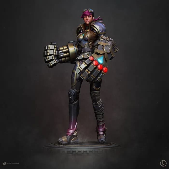 STL - Figura Vi League of Legends
