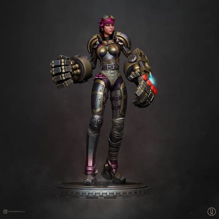 STL - Figura Vi League of Legends