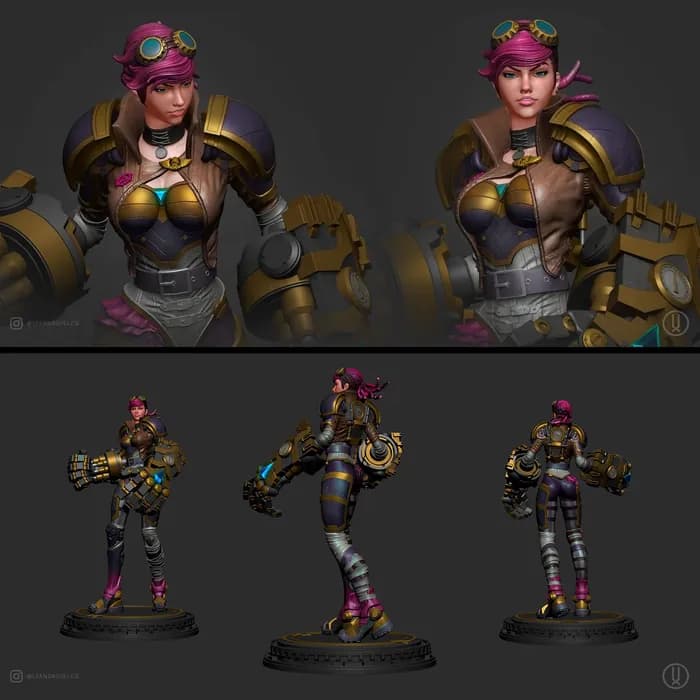 STL - Figura Vi League of Legends
