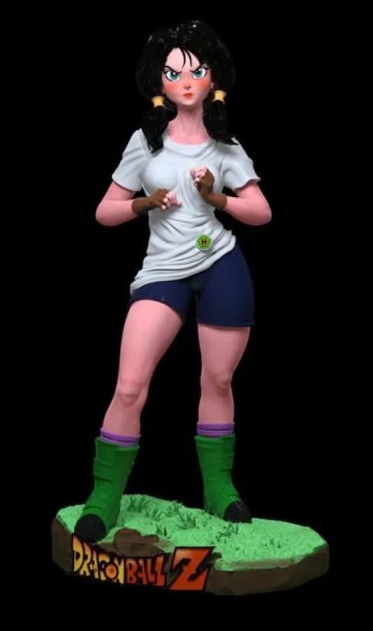 STL - Figura Videl de Dragon Ball Z render 2