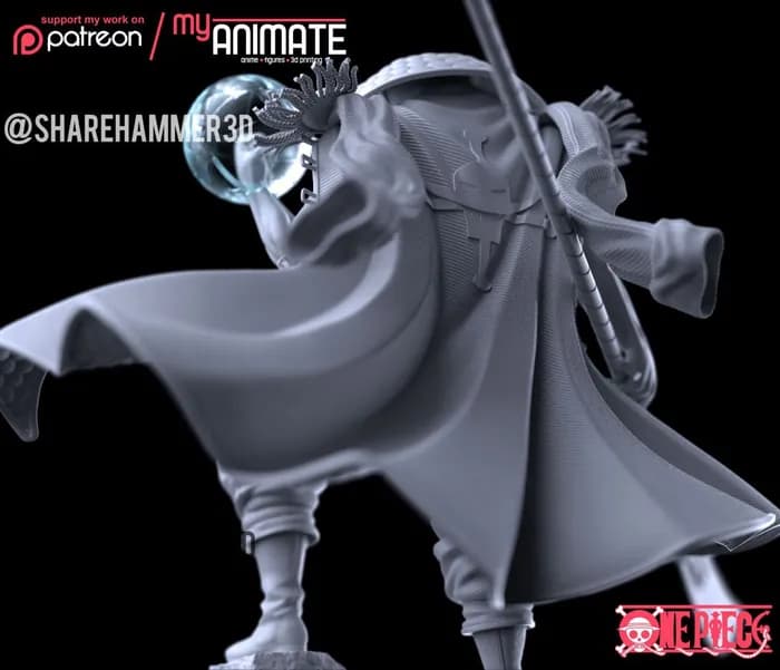 STL - Figura Whitebeard de One Piece