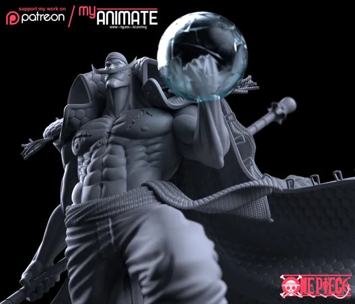 STL - Figura Whitebeard de One Piece