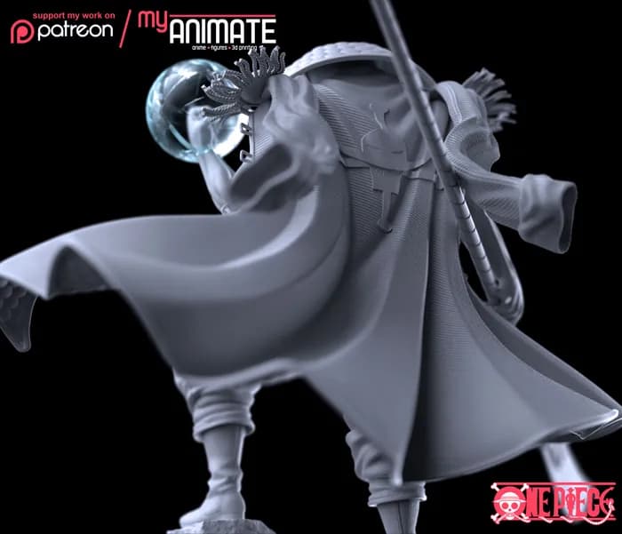 STL - Figura Whitebeard de One Piece