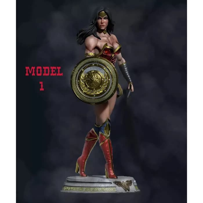 STL - Figura Wonder Woman 2 render 2