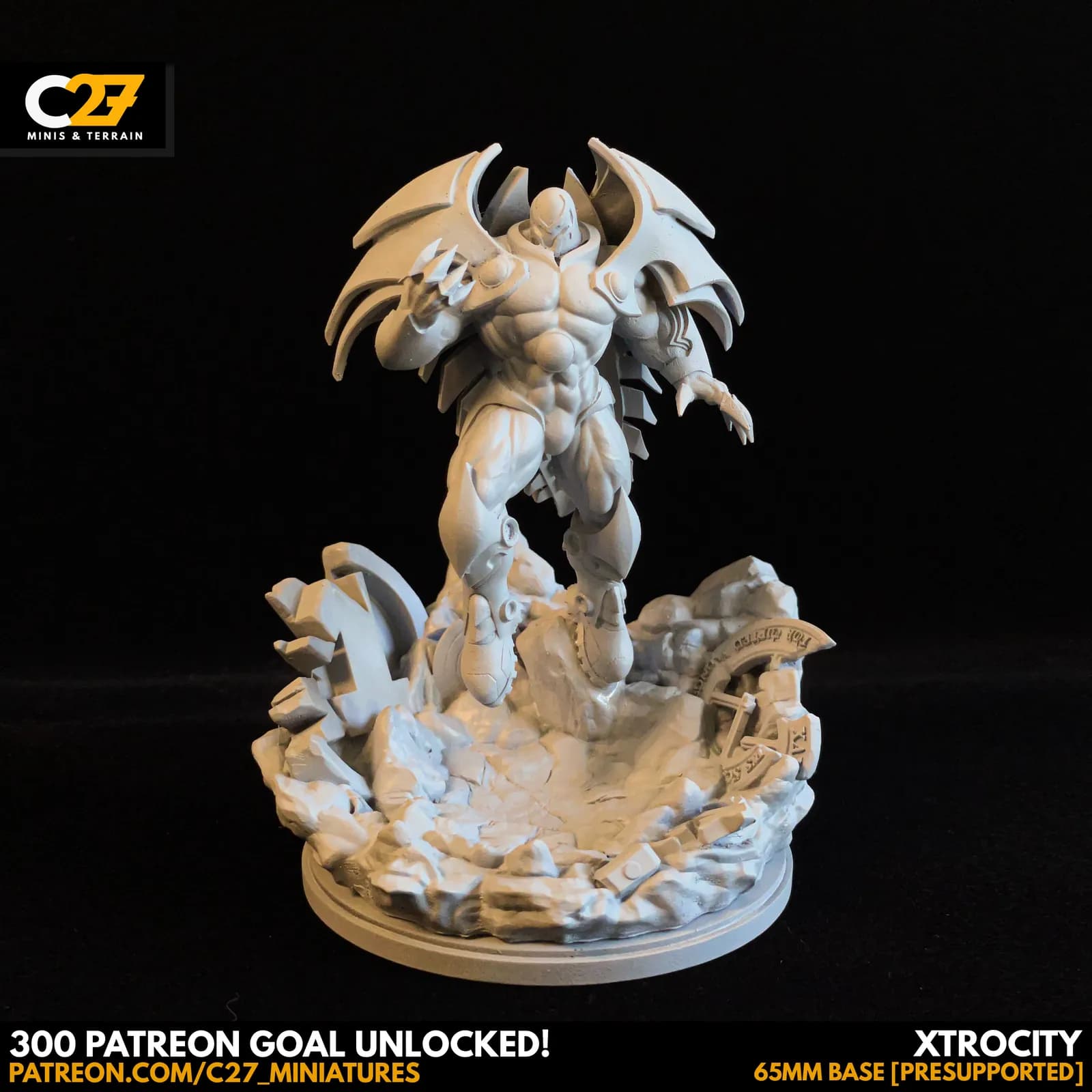 STL - Figura Xtrocity Magneto render 2