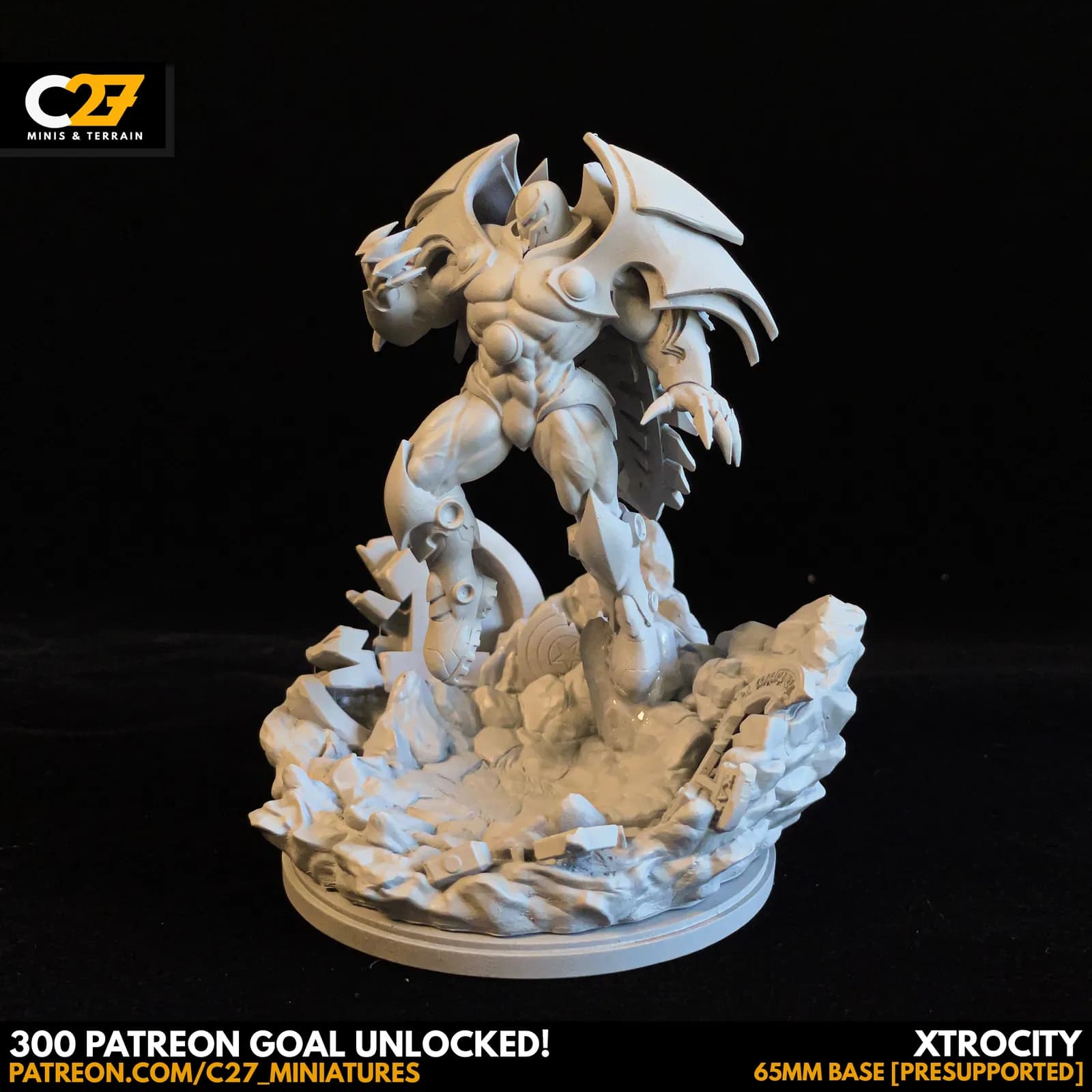 STL - Figura Xtrocity Magneto render 3