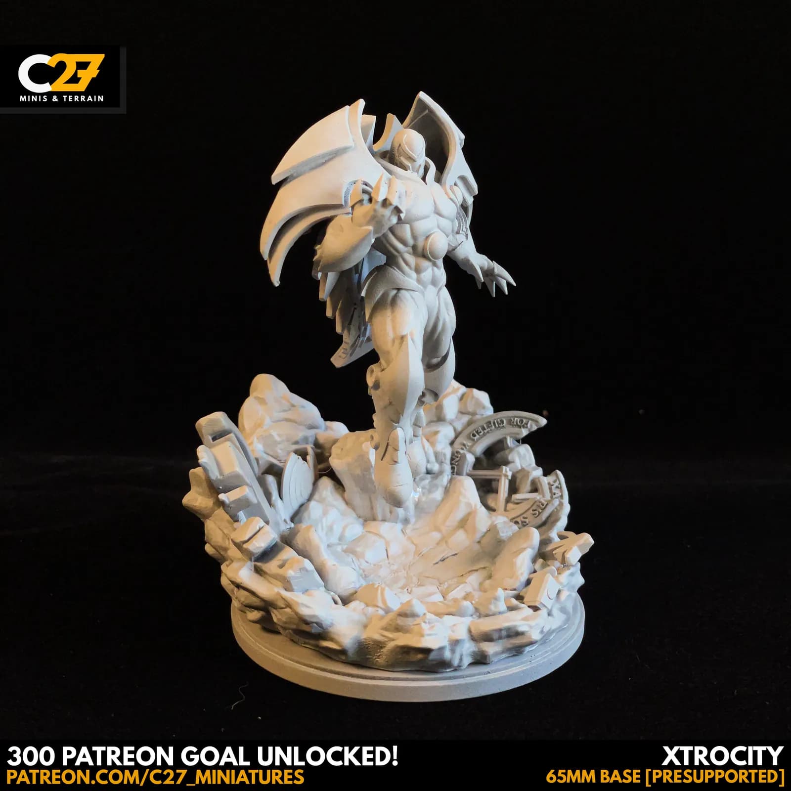 STL - Figura Xtrocity Magneto render 4