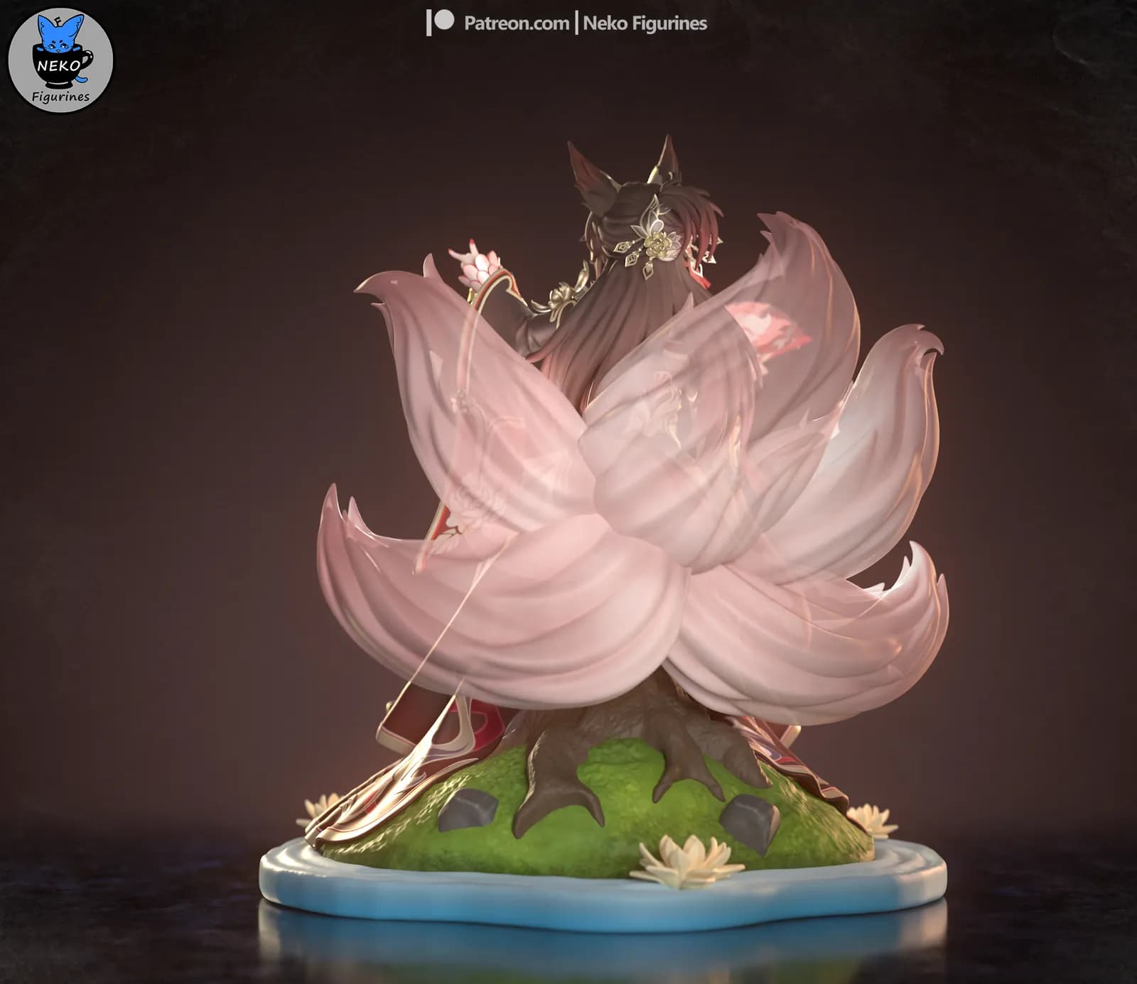 STL - Figura Yae Miko estilo Kitsune