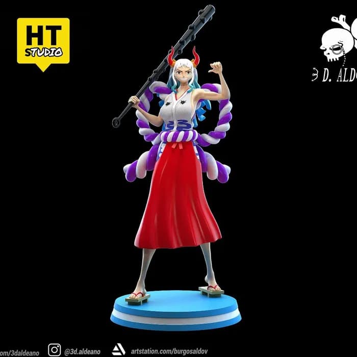 STL - Figura Yamato de One Piece
