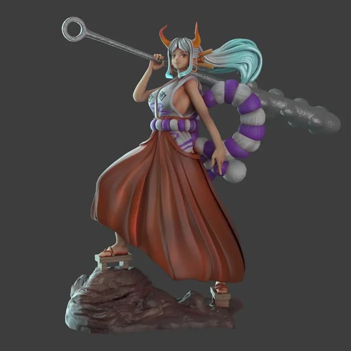 STL - Figura Yamato de One Piece 2