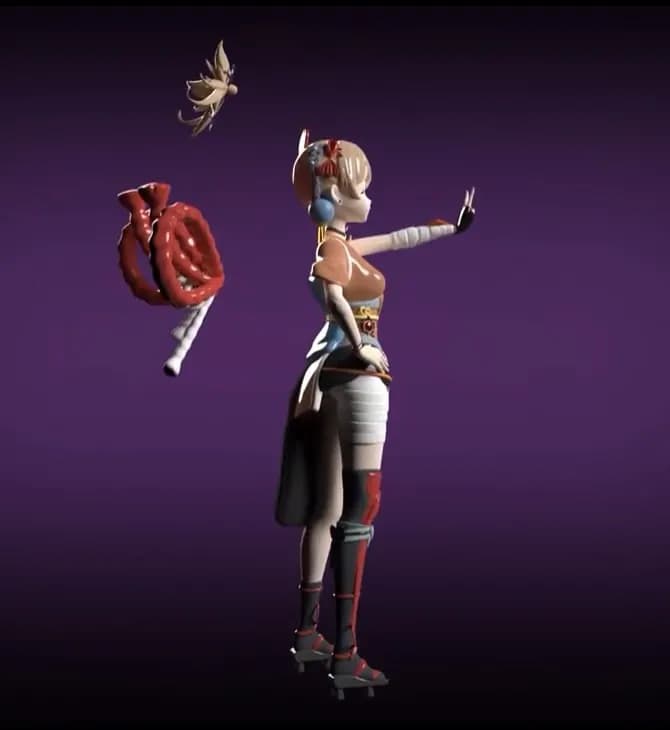 STL - Figura Yoimiya Genshin Impact render 3