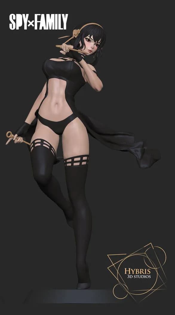 STL - Figura Yor Forger de Spy x Family render 2