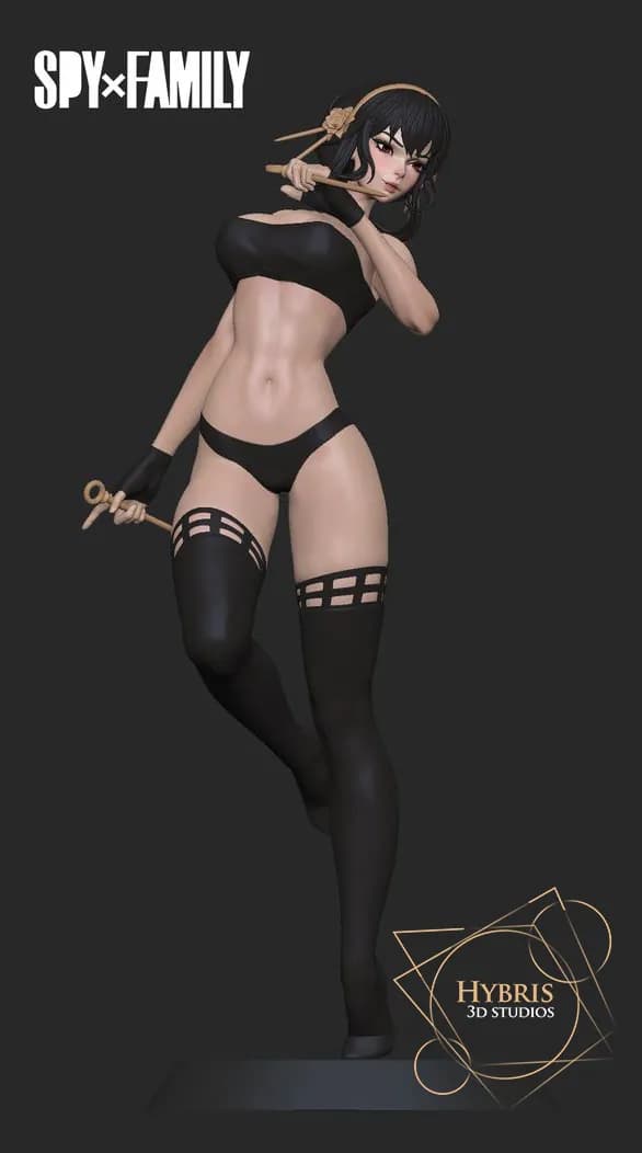 STL - Figura Yor Forger de Spy x Family render 3